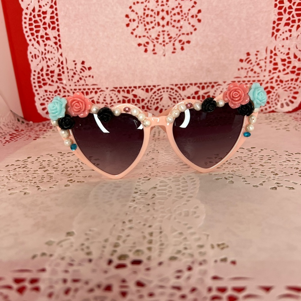 TGB Baby Pink Blinged Sunnies